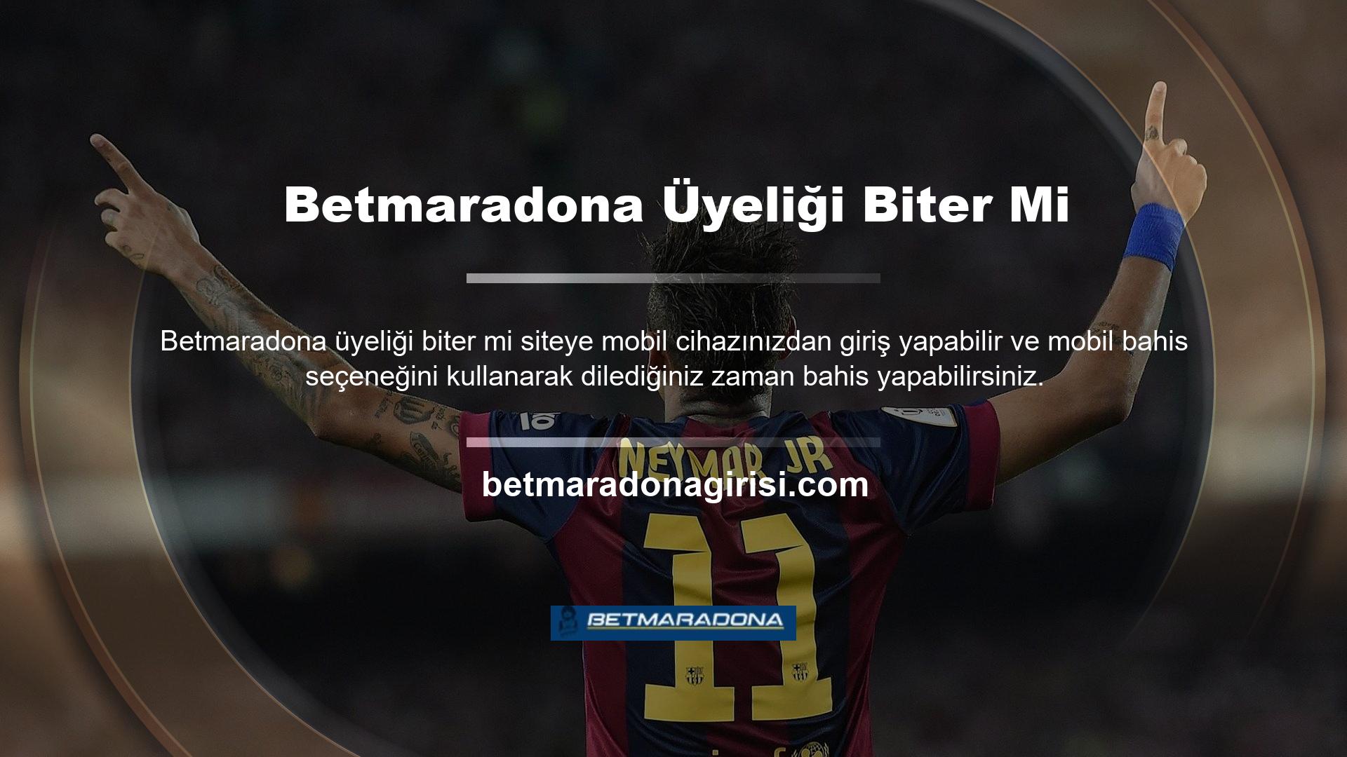 Aynı zamanda telefonunuzun ana sayfasında Betmaradona Matchwatch butonunu göreceksiniz