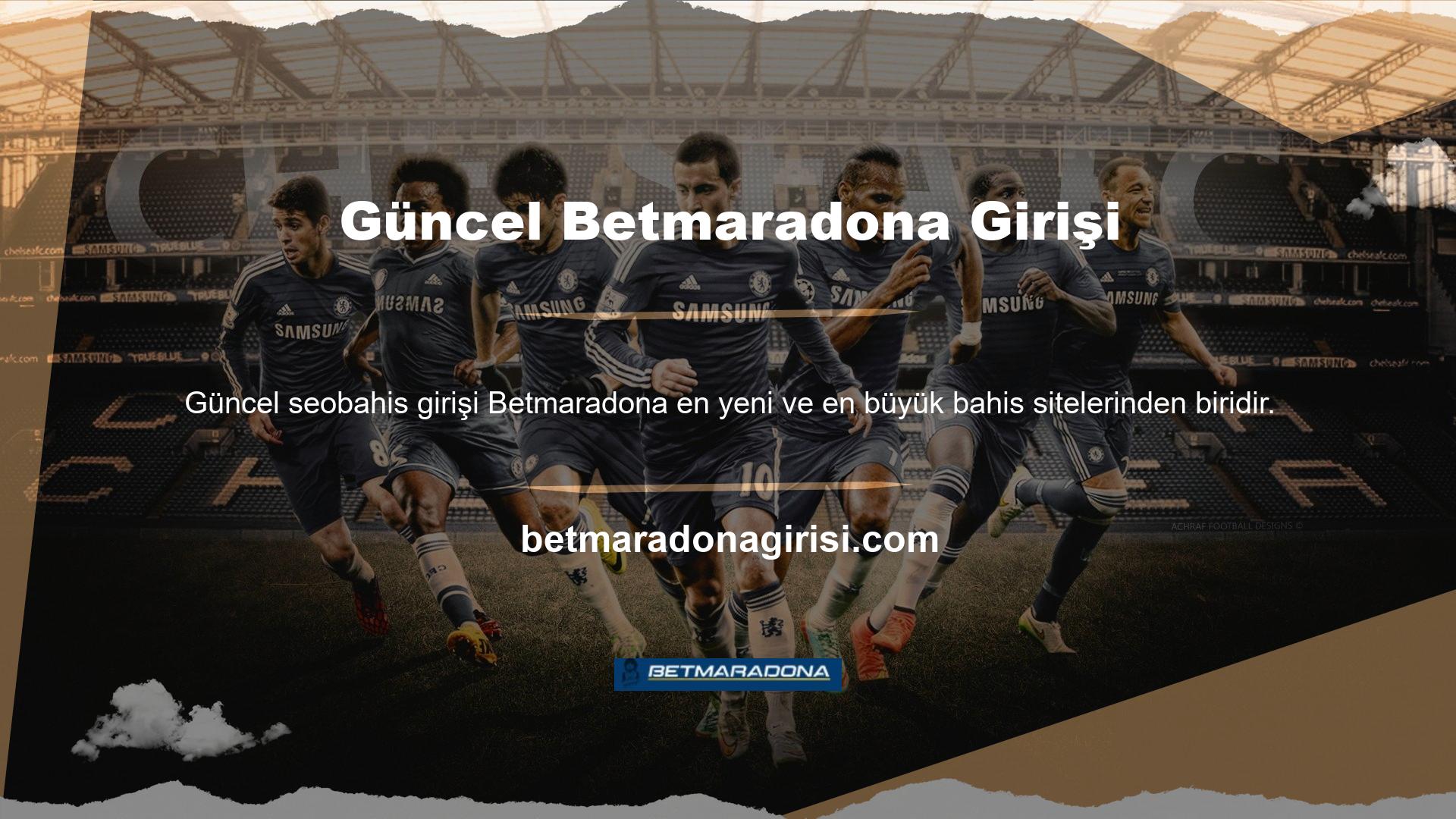 Betmaradona, web sitesi ile dijital dünyanın her alanında her şeyi bir adım öteye taşıyor ve sadece oyun bahisleri değil aynı zamanda en yeni kayıt ve üyelik seçeneklerini de sunuyor